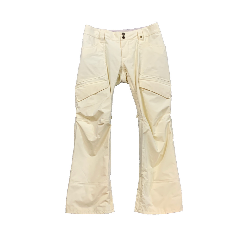 Burton Pants Womens S Small Cream Lucky Dryride Waterproof Insulate Snowboarding